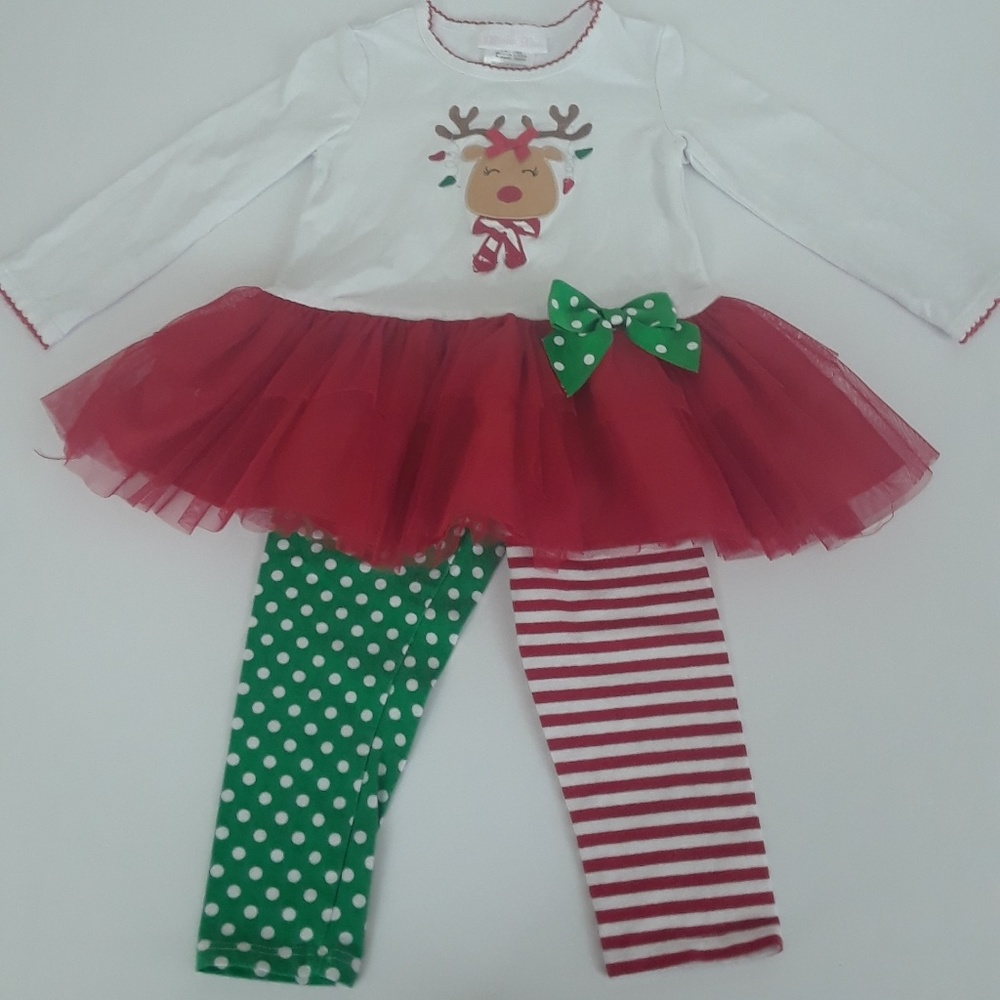 Bonnie Baby Christmas 2pc Tutu set
